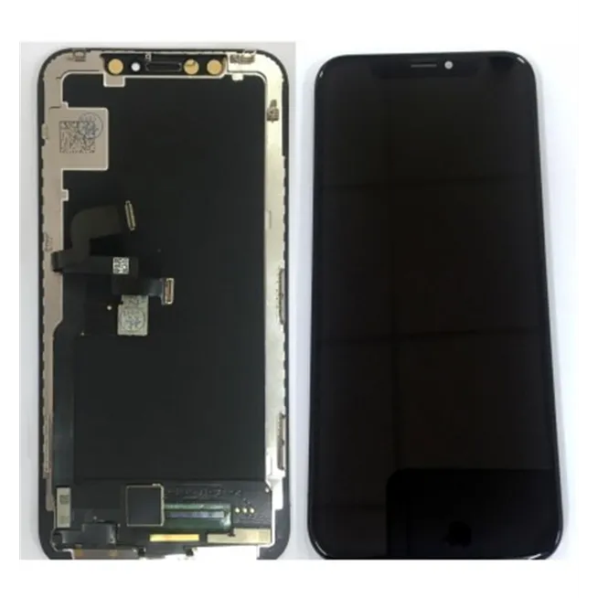 IPhone X A1865 A1901 A1902 pantalla lcd calidad oled compatible + tactil negro compatible tratamiento extra dureza