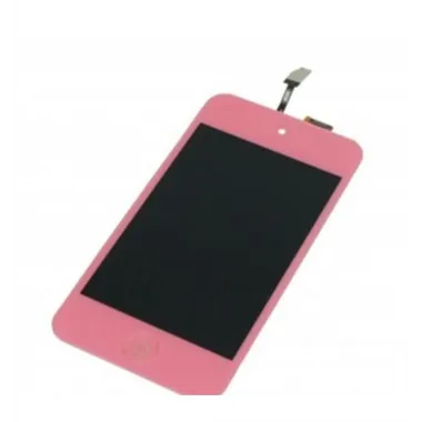 iPod Touch 4 pantalla lcd + táctil rosa + botón home rosa
