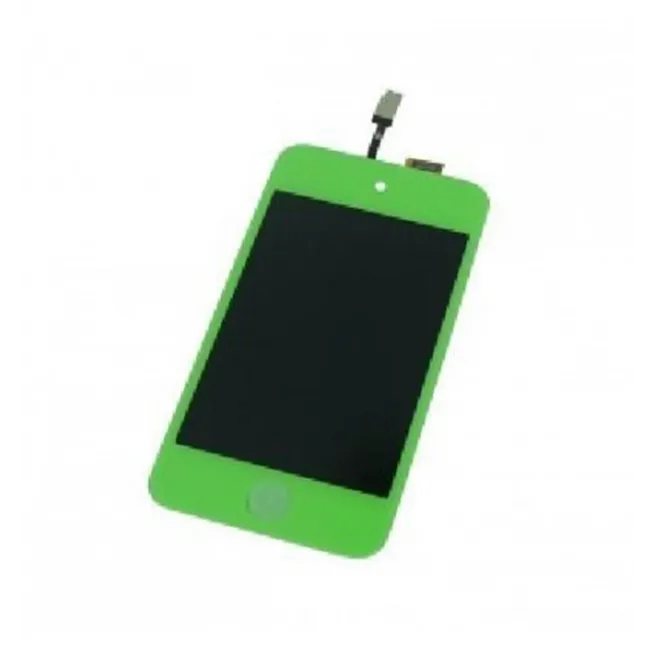 iPod Touch 4 pantalla lcd + táctil verde + botón home verde