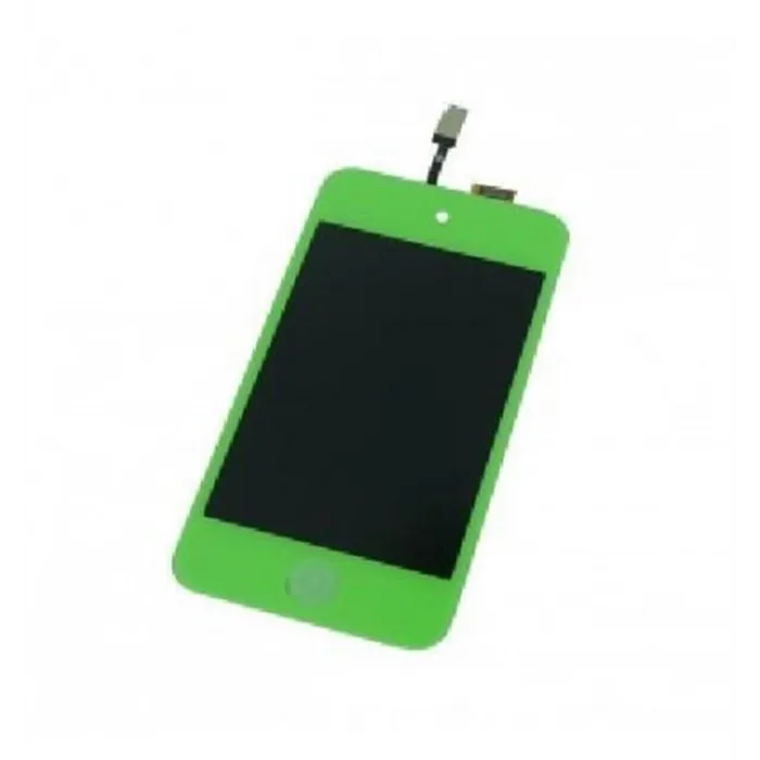 iPod Touch 4 pantalla lcd + táctil verde + botón home verde