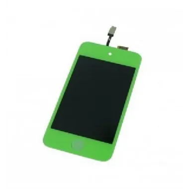 iPod Touch 4 pantalla lcd + táctil verde + botón home verde
