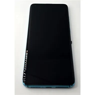 Pantalla lcd para Xiaomi Mi 10 5G Version C mas tactil negro con marco azul Service Pack