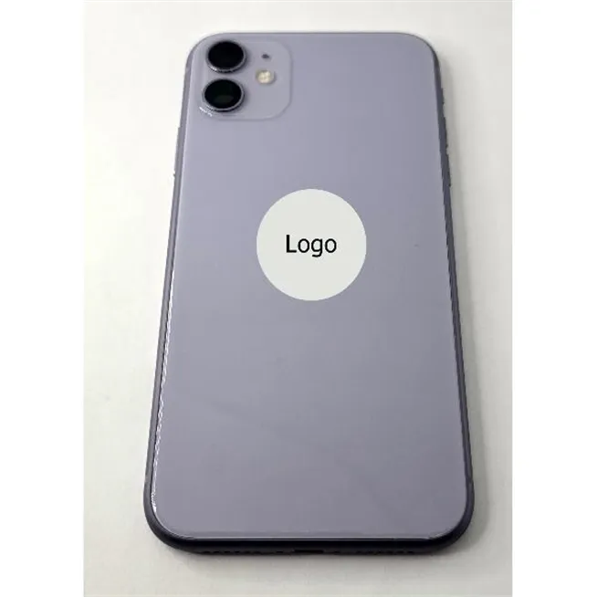 Tapa trasera o tapa bateria morada para Iphone 11 con marco central Remanufacturada Grado A 
