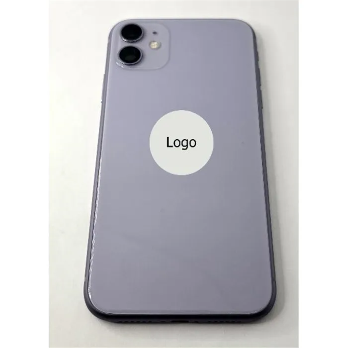 Tapa trasera o tapa bateria morada para Iphone 11 con marco central Remanufacturada Grado A 