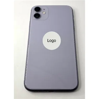 Tapa trasera o tapa bateria morada para Iphone 11 con marco central Remanufacturada Grado A 