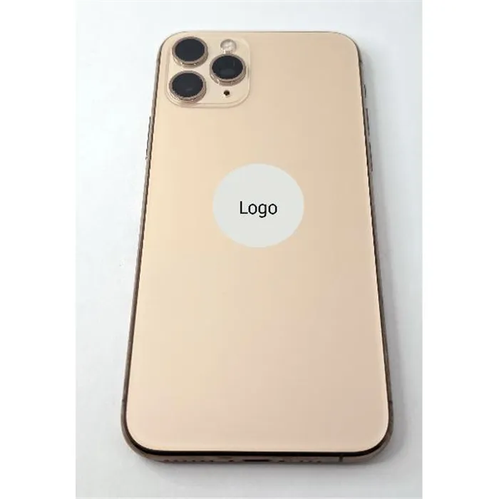 Tapa trasera o tapa bateria oro mate para Iphone 11 Pro con marco central Remanufacturada Grado A 