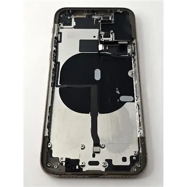 Tapa trasera o tapa bateria oro mate para Iphone 11 Pro con marco central Remanufacturada Grado A 