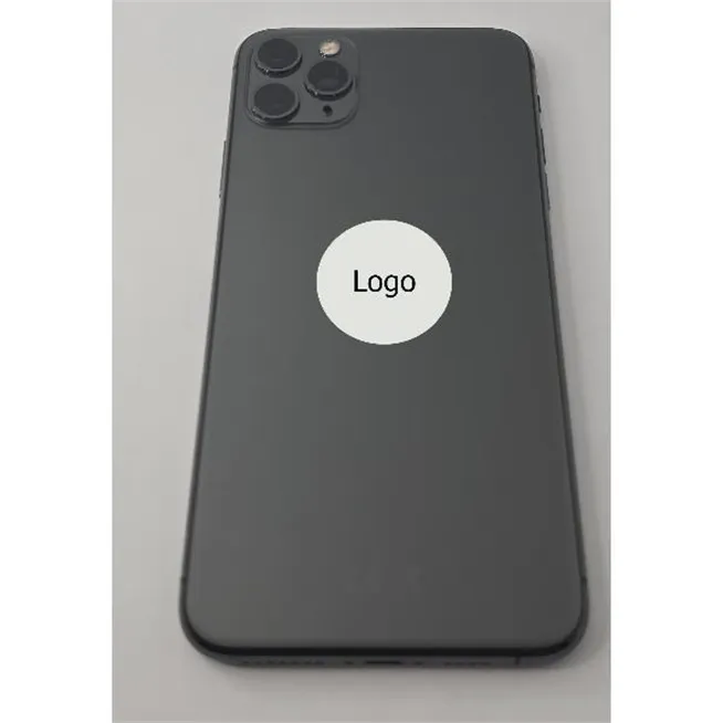 Tapa trasera o tapa bateria gris para Iphone 11 Pro Max con marco central Remanufacturada Grado A 