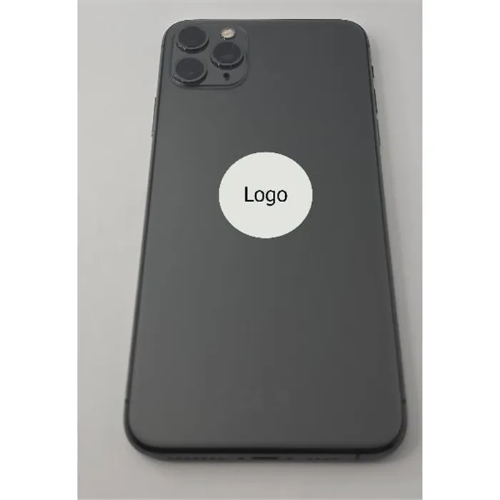 Tapa trasera o tapa bateria gris para Iphone 11 Pro Max con marco central Remanufacturada Grado A 