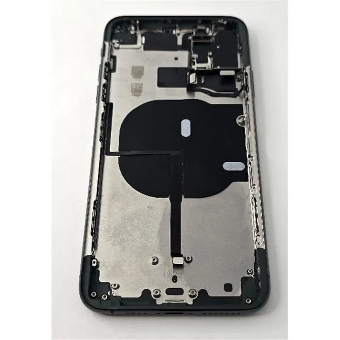 Tapa trasera o tapa bateria verde para iPhone 11 Pro Max con marco central remanufacurada Grado A 