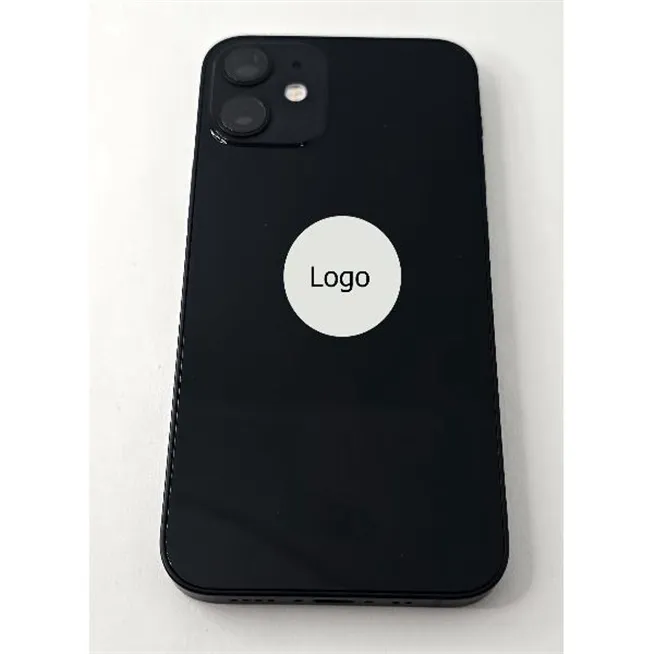 Tapa trasera o tapa bateria negra para iPhone 12 mini con marco central remanufacurada Grado A 