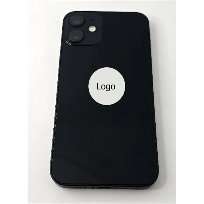 Tapa trasera o tapa bateria negra para iPhone 12 mini con marco central remanufacurada Grado A 
