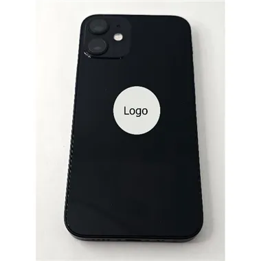 Tapa trasera o tapa bateria negra para iPhone 12 mini con marco central remanufacurada Grado A 