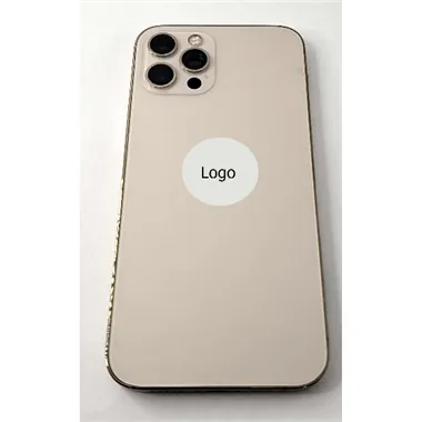Tapa trasera o tapa bateria dorada para Iphone 12 Pro con marco central Remanufacturada Grado A 