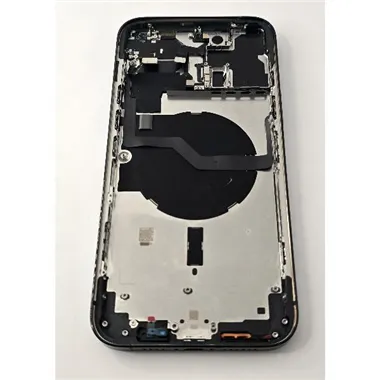 Tapa trasera o tapa bateria azul oscuro para Iphone 12 Pro Max y marco central Remanufacturada Grado A 