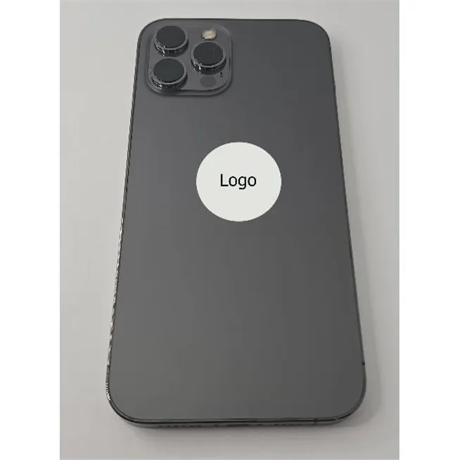 Tapa trasera o tapa bateria gris para Iphone 12 Pro Max con marco central Remanufacturada Grado A 