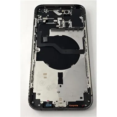 Tapa trasera o tapa bateria gris para Iphone 12 Pro Max con marco central Remanufacturada Grado A 