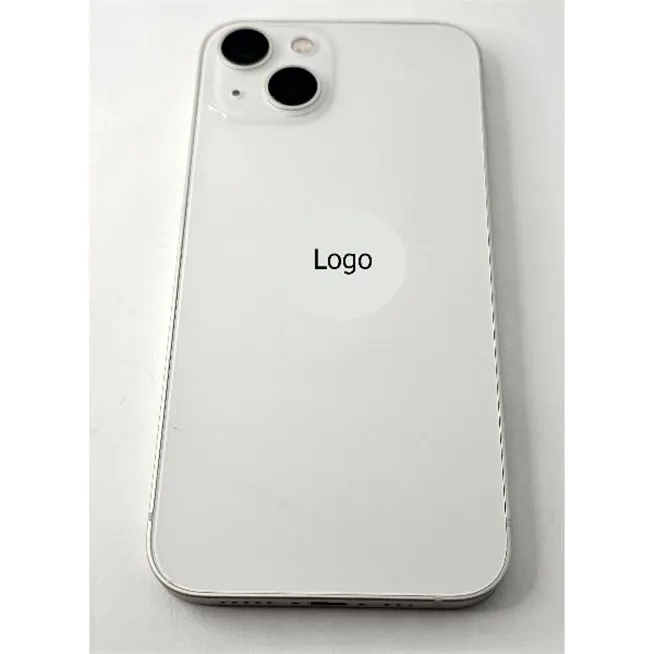 Tapa trasera o tapa bateria blanca para iPhone 13 con marco central remanufacurada Grado A 