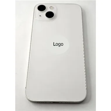 Tapa trasera o tapa bateria blanca para iPhone 13 con marco central remanufacurada Grado A 
