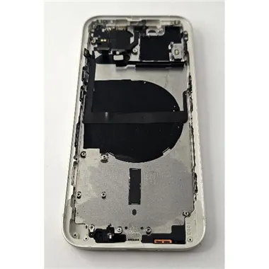 Tapa trasera o tapa bateria blanca para iPhone 13 con marco central remanufacurada Grado A 