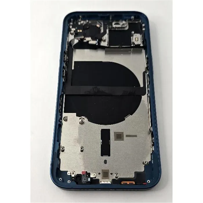 Tapa trasera o tapa bateria azul para Iphone 13 con marco central Remanufacturada Grado A 