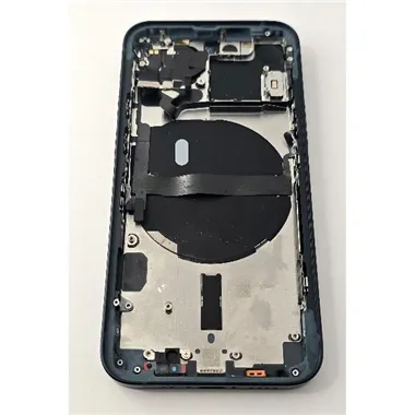 Tapa trasera o tapa bateria azul oscuro para iPhone 13 mini con marco central remanufacurada Grado A 