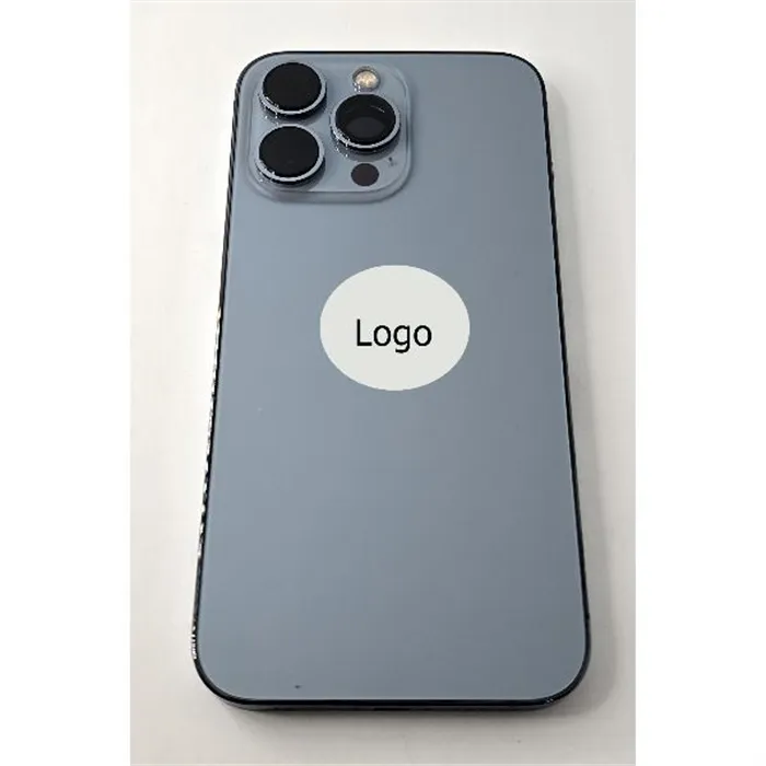 Tapa trasera o tapa bateria azul para iPhone 13 Pro con marco central remanufacurada Grado A 