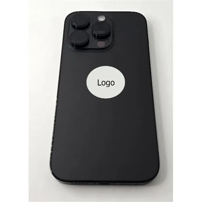 Tapa trasera o tapa bateria negra  para iPhone 14 Pro con marco central remanufacurada Grado A 