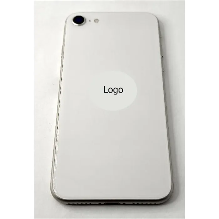 Tapa trasera o tapa bateria blanca para iPhone SE 2022 con marco central remanufacurada Grado A 