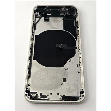 Tapa trasera o tapa bateria blanca para iPhone SE 2022 con marco central remanufacurada Grado A 
