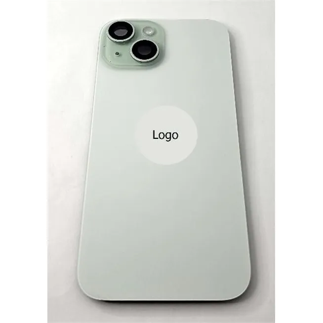 Tapa trasera o tapa bateria verde para iPhone 15 remanufacurada Grado A 