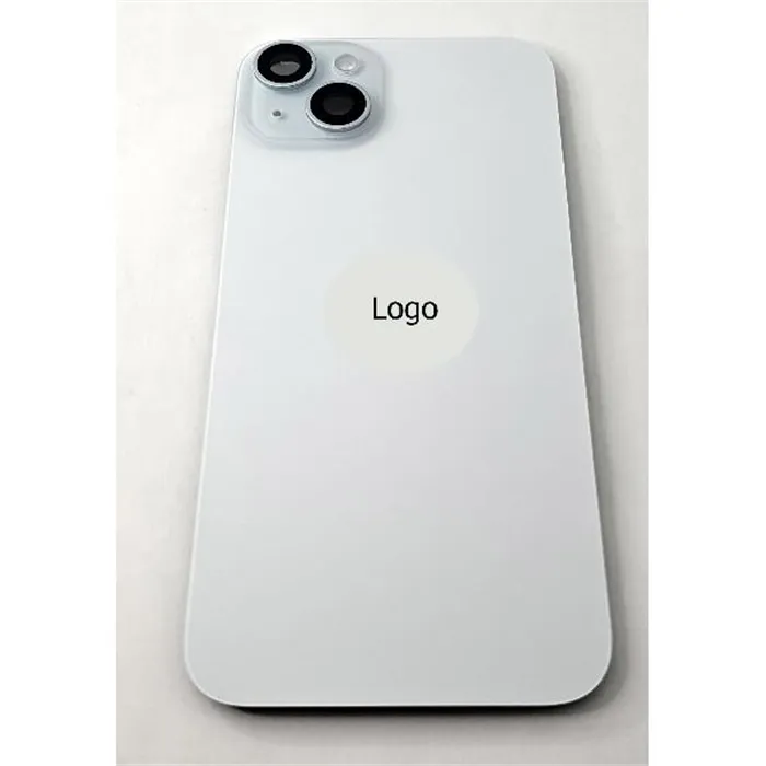 Tapa trasera o tapa bateria azul para iPhone 15 Plus remanufacurada Grado A 