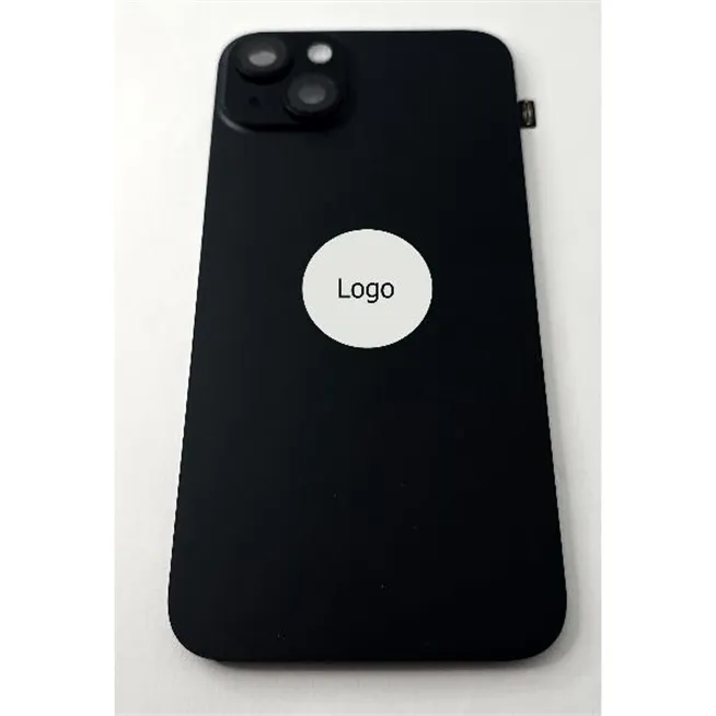 Tapa trasera o tapa bateria negra para iPhone 15 plus remanufacurada Grado A 