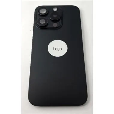 Tapa trasera o tapa bateria negra para iPhone 15 Pro remanufacurada Grado A 