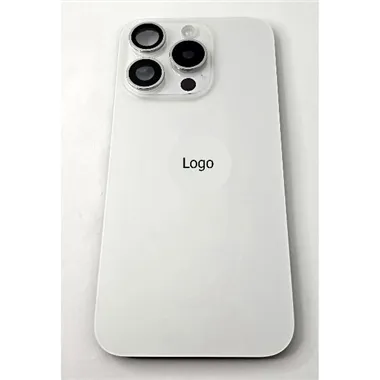 Tapa trasera o tapa bateria blanco titanio para iPhone 15 Pro remanufacurada Grado A 