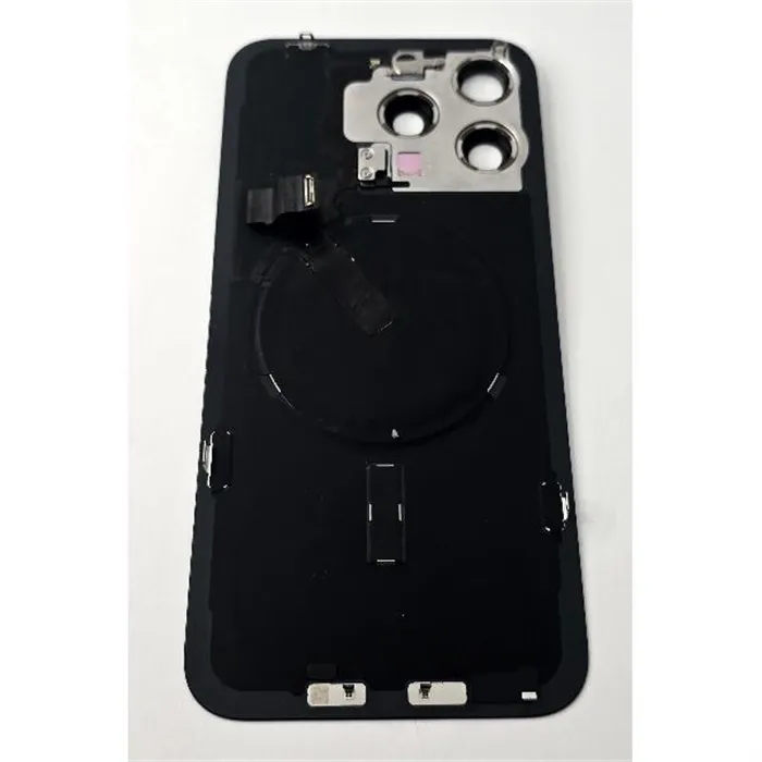 Tapa trasera o tapa bateria negro titanio para iPhone 15 Pro Max remanufacurada Grado A 