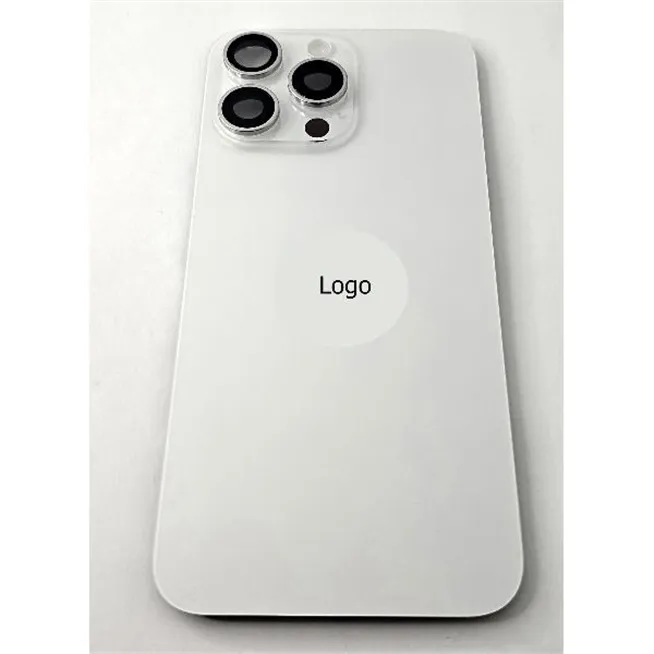 Tapa trasera o tapa bateria blanca para iPhone 15 Pro Max remanufacurada Grado A 