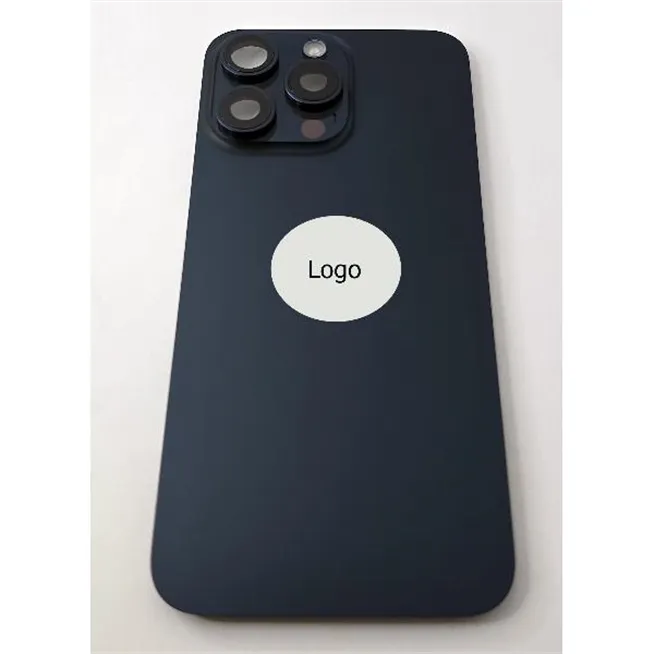 Tapa trasera o tapa bateria azul titanio para iPhone 15 Pro Max remanufacurada Grado A