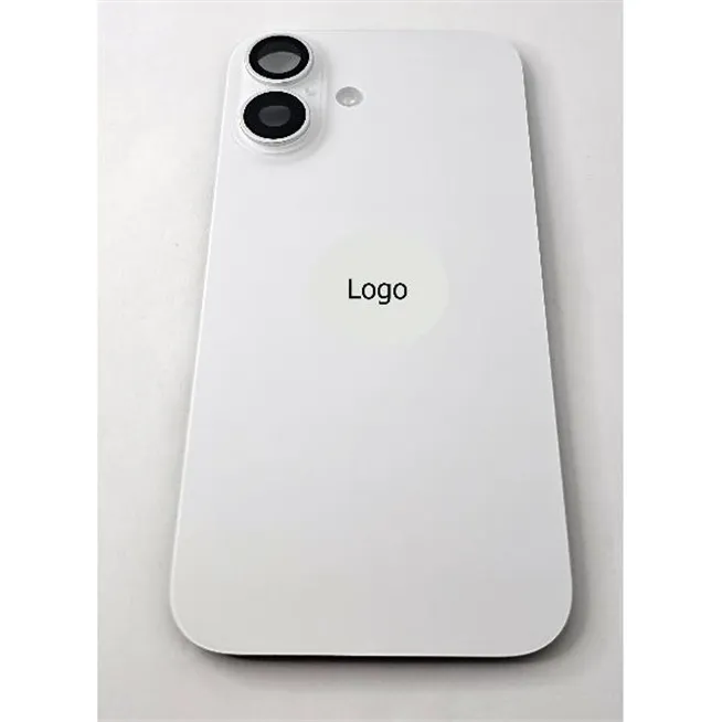 Tapa trasera o tapa bateria blanca para iPhone 16 remanufacurada Grado A 