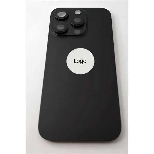 Tapa trasera o tapa bateria negra para iPhone 16 Pro remanufacurada Grado A 