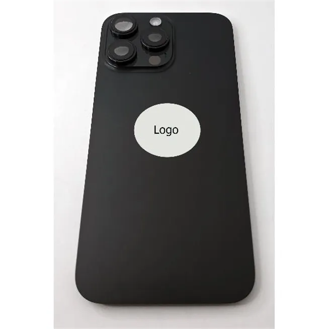Tapa trasera o tapa bateria negra para iPhone 16 Pro Max remanufacurada Grado A 