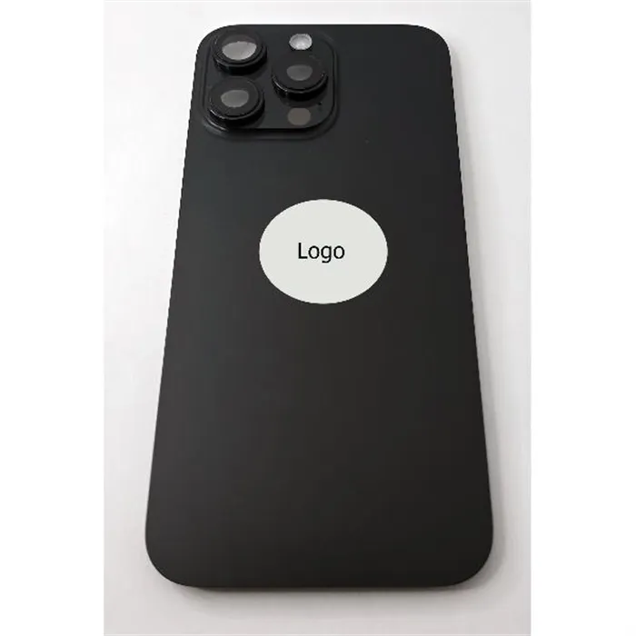 Tapa trasera o tapa bateria negra para iPhone 16 Pro Max remanufacurada Grado A 