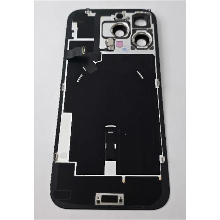 Tapa trasera o tapa bateria negra para iPhone 16 Pro Max remanufacurada Grado A 