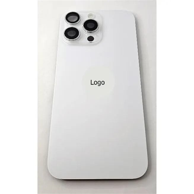 Tapa trasera o tapa bateria blanco titanio para iPhone 16 Pro Max remanufacurada Grado A 
