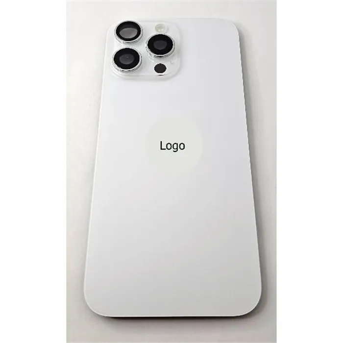 Tapa trasera o tapa bateria blanco titanio para iPhone 16 Pro Max remanufacurada Grado A 