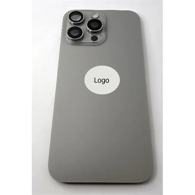 Tapa trasera o tapa bateria gris titanio para iPhone 16 Pro Max remanufacurada Grado A 