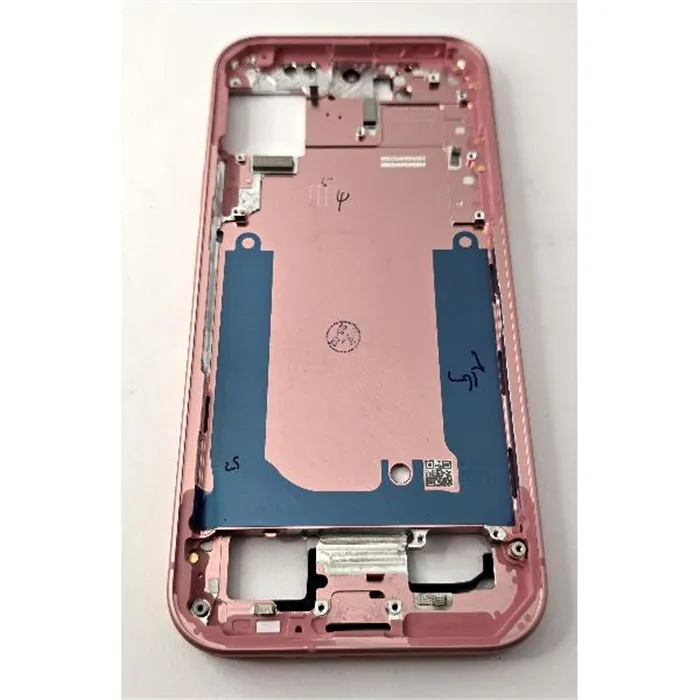 Carcasa o marco central rosa para Google Pixel 9