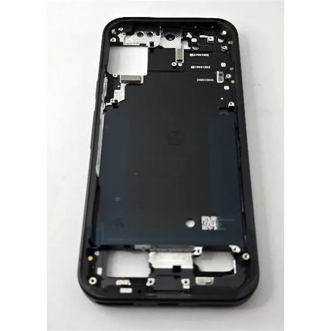 Carcasa o marco central negra para Google Pixel 9
