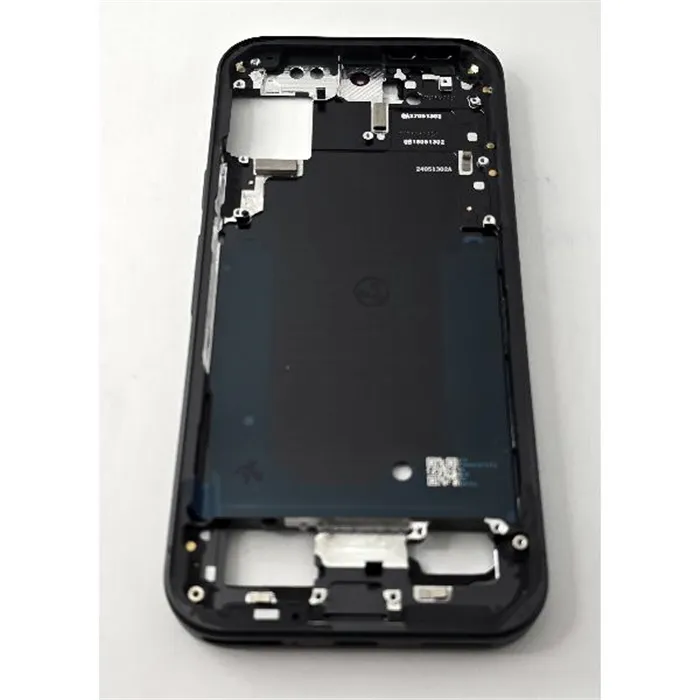 Carcasa o marco central negra para Google Pixel 9