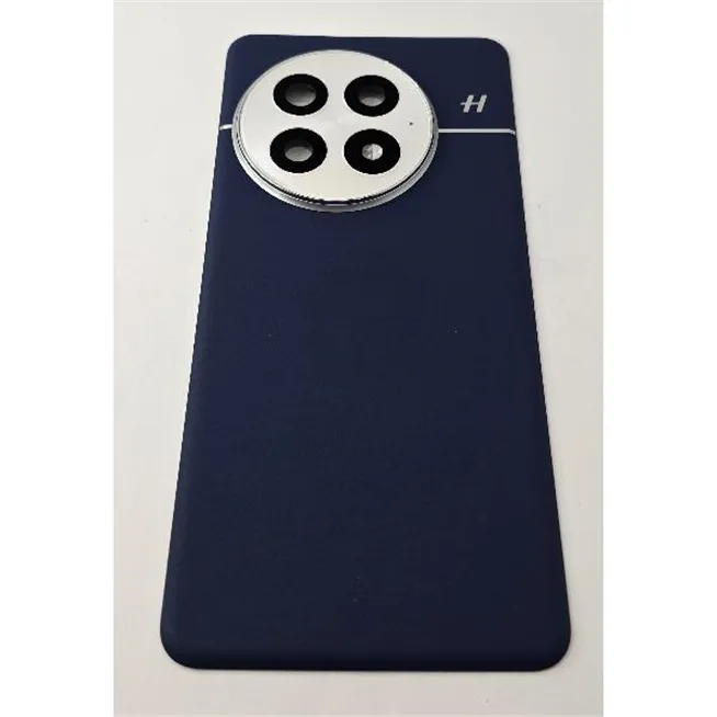 Tapa trasera o tapa bateria azul para Oneplus 13 5G con cristal de camara